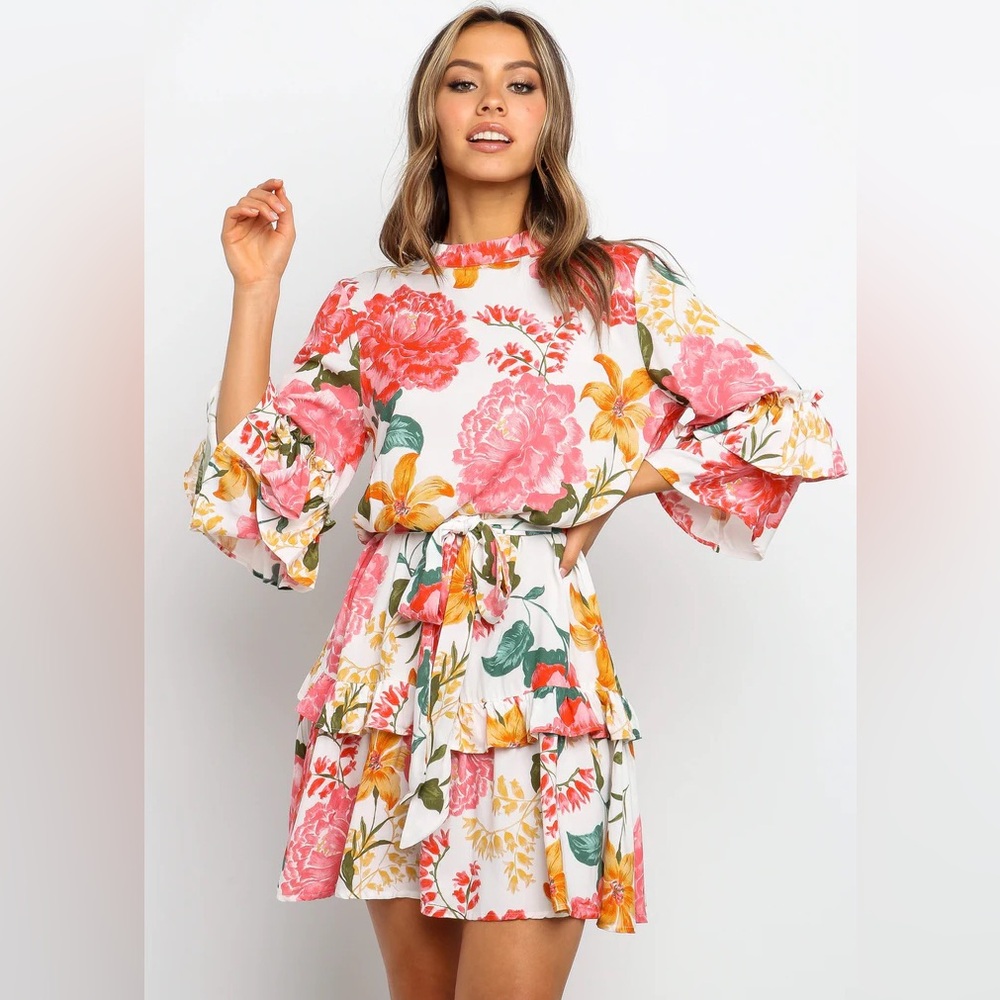 Petal and Pup Peta Dress white